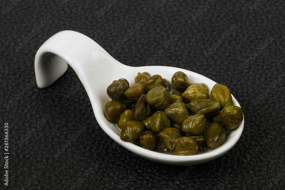 Capers in the bowl Capers in the bowl