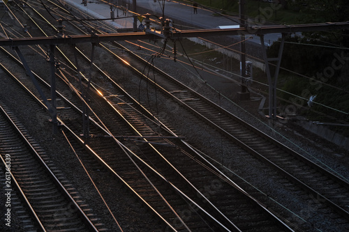 rails chemin de fer 