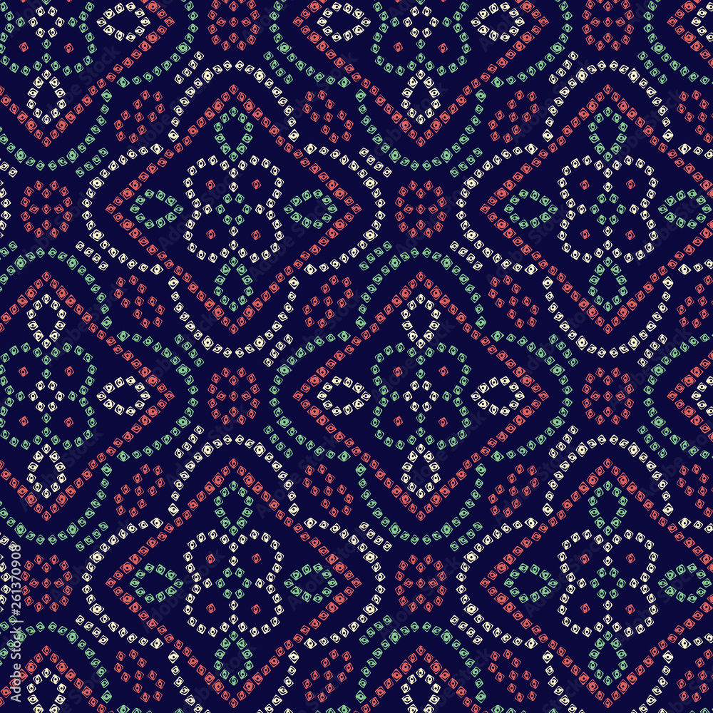 seamless traditional bandanna pattern