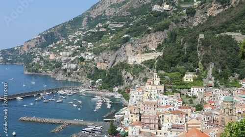 Wallpaper Mural View of Amalfi, Italy Torontodigital.ca