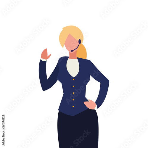 beautiful businesswoman avatar character