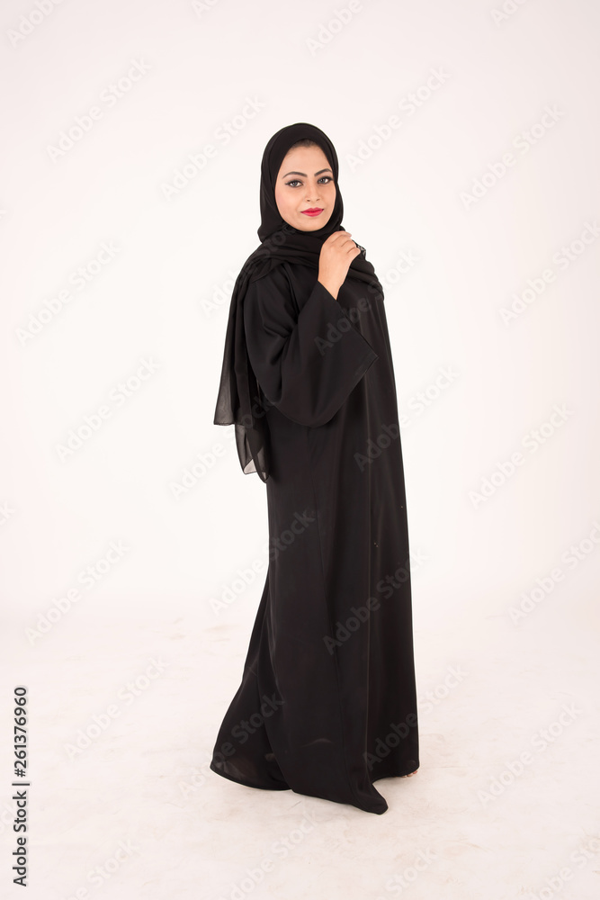 beautiful Arab woman in traditional dress