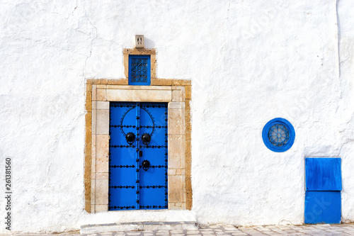 Entrance of House in the Medina of Sidi Bou Said, Tunisia