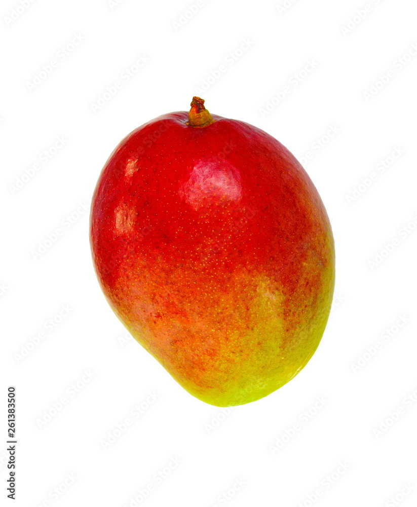 Juicy dessert mango isolated on white background. Juicy dessert mango isolated on white background.