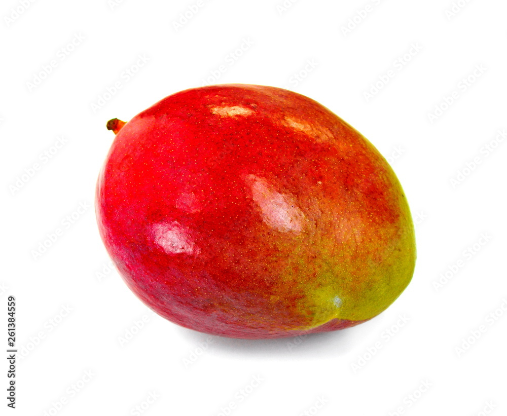 Juicy dessert mango isolated on white background. Juicy dessert mango isolated on white background.