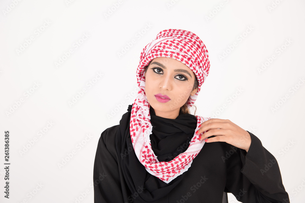 beautiful Arab woman in traditional dress beautiful Arab woman in traditional dress