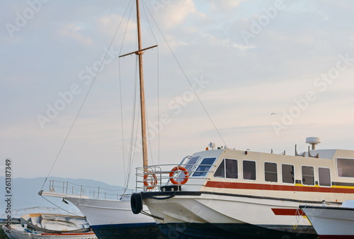 Boats anchoring at the marina  © Sanja