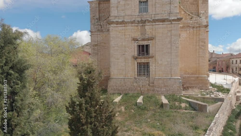 The church of a beautiful spanish village The church of a beautiful spanish village