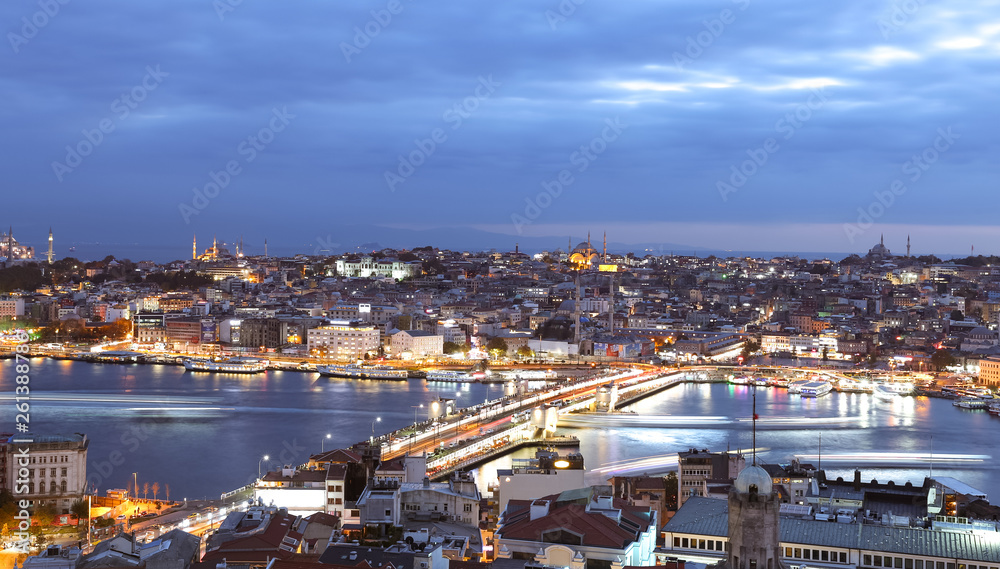 Old Town of Istanbul City in Turkey