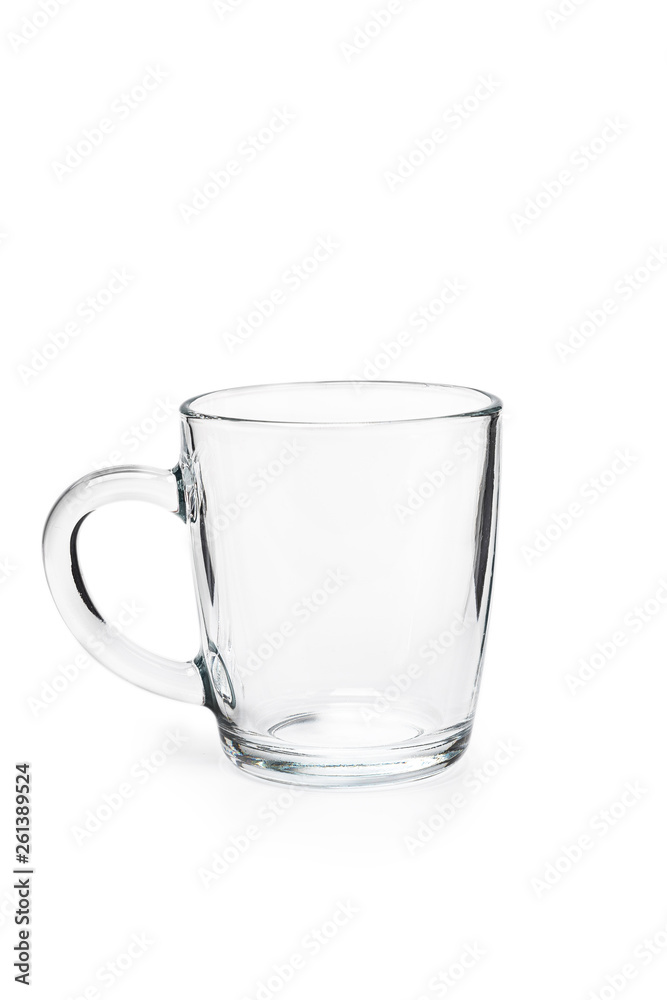 glassware on white background glassware on white background
