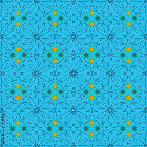 Arabic seamless pattern11 photo