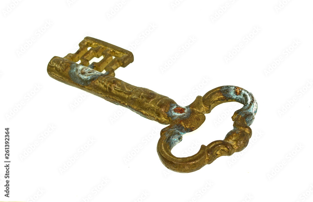 Obraz premium Key isolated on white background with clipping path.