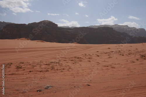 Mondlandschaft in der Wüste Wadi Rum