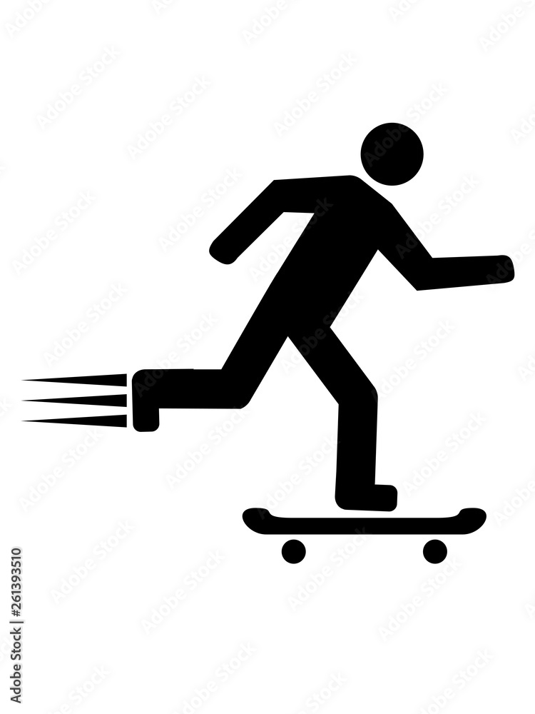 skateboard fahren schild gefahr achtung vorsicht hinweis zone warnung spaß hobby skater brett rollen clipart schnell symbol zeichen piktogramm cool