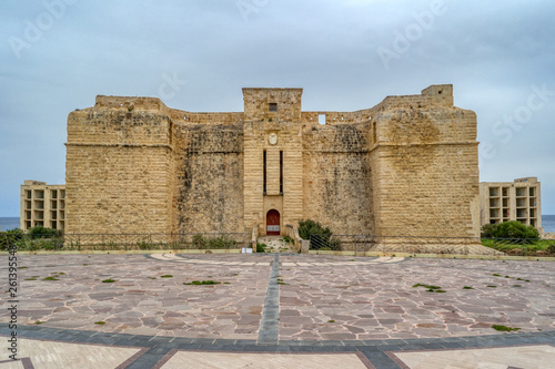 View of St. Thomas Tower in Marsascala, Malta