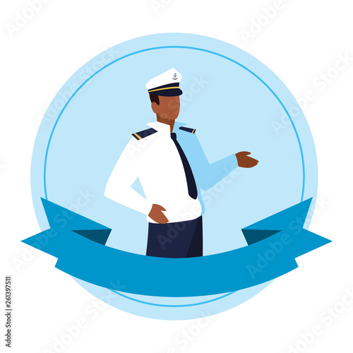 sailor captain marine character
