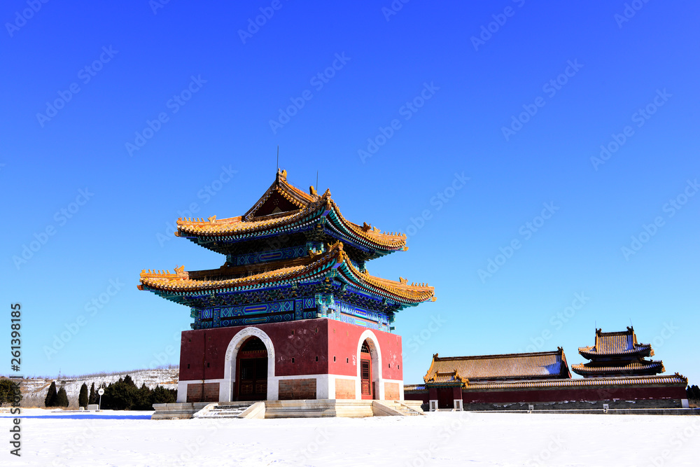 Qing dynasty royal mausoleum, zunhua in China Qing dynasty royal mausoleum, zunhua in China