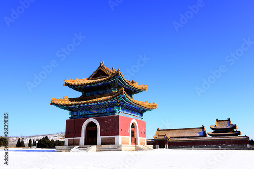 Qing dynasty royal mausoleum, zunhua in China photo