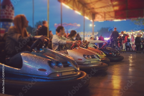 Bumper Cars Ready to Start photo