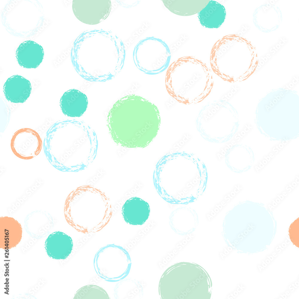 Polka dots pastel seamless pattern Polka dots pastel seamless pattern
