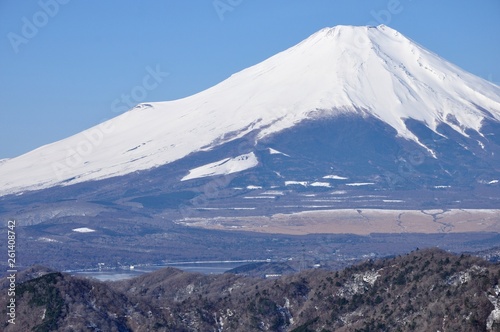菰釣山から望む富士山