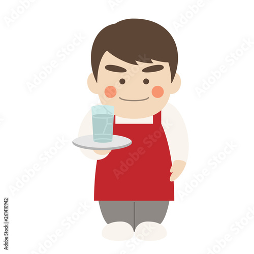 男性キャラクターエプロン