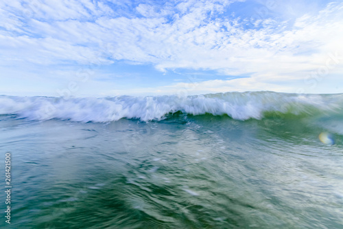 Fototapeta Naklejka Na Ścianę i Meble -  wave on the sea near beach for natural background