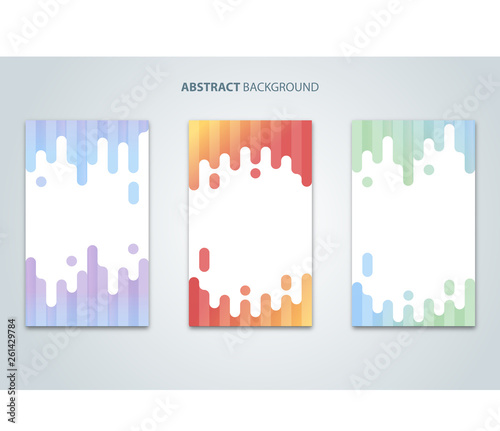 Abstract Background Modern Line Style Banner Design