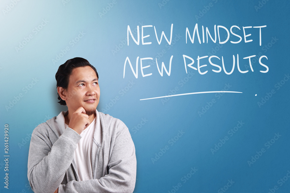 Self Development Motivational Words Quotes Concept, New Mindset Result Self Development Motivational Words Quotes Concept, New Mindset Result