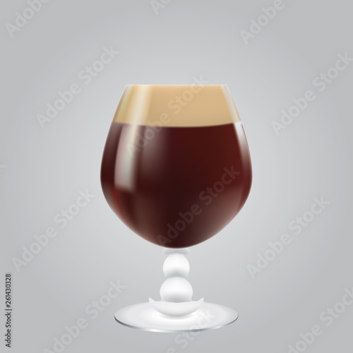 Very dark beer