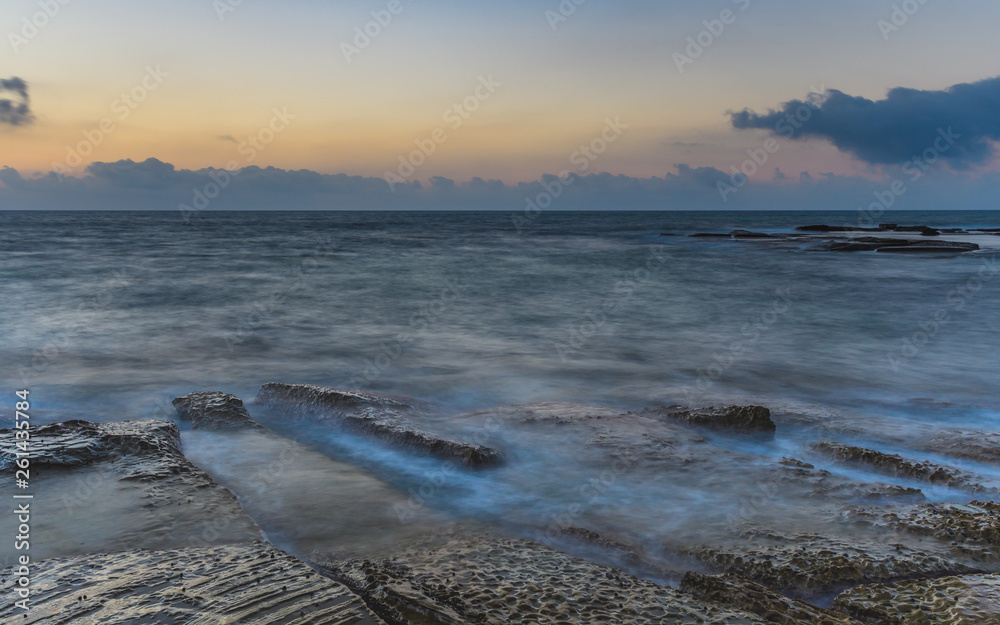 Obraz premium Soft Blues Sunrise Seascape