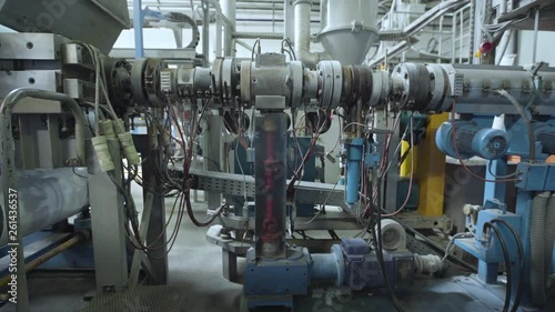 Wallpaper Mural Medium shot of machine in paper cup factory Torontodigital.ca