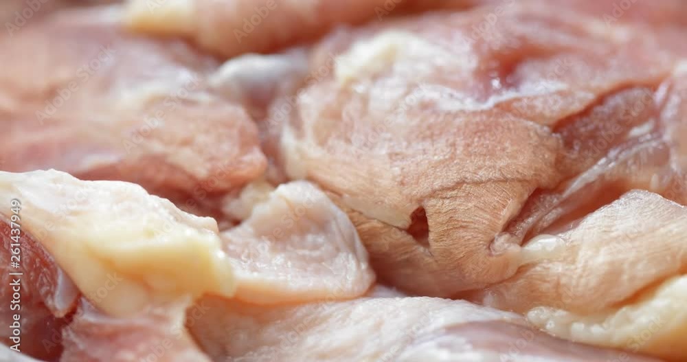 Raw chicken thigh Raw chicken thigh