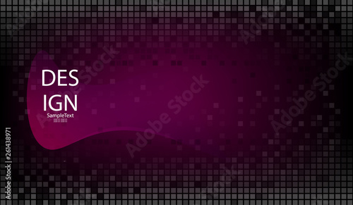 Abstract purple geometric background with mosaic of squares