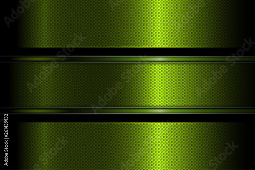 Geometric green abstract design with textured frame and edging