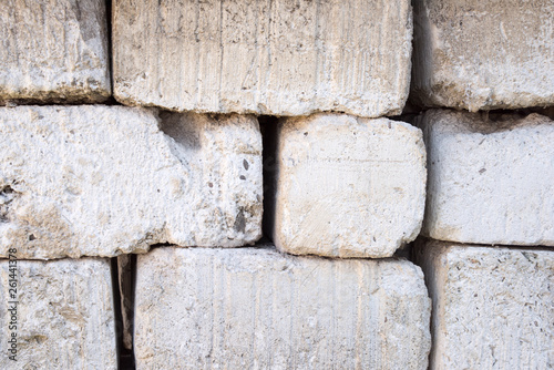 old white brick wall texture