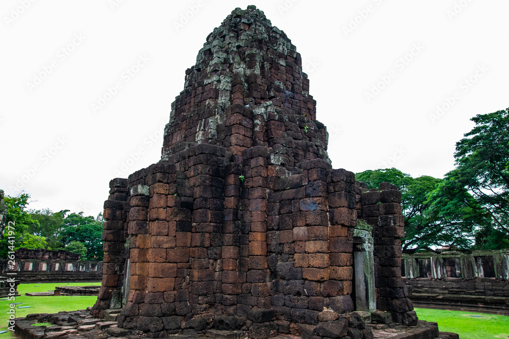 Phimai Historical park : historical park and ancient castle in Nakhon Ratchasima, Thailand.