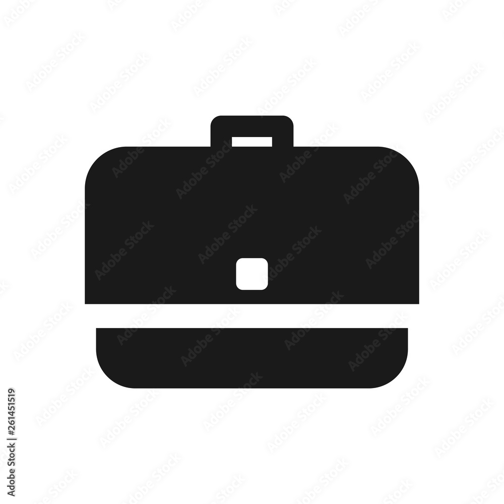 Briefcase icon illustration. Business briefcase icon design for mobile and web concept. Briefcase icon illustration. Business briefcase icon design for mobile and web concept.