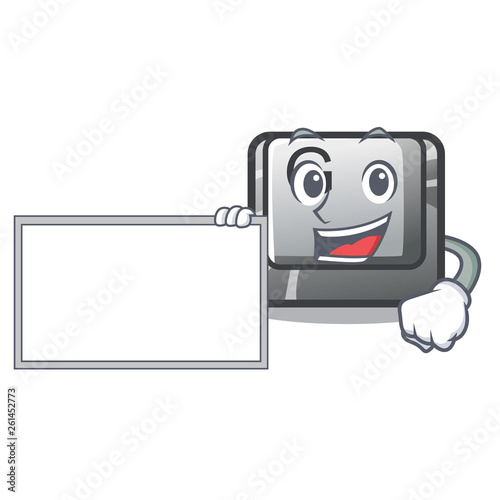 With board button G isolated in the cartoon
