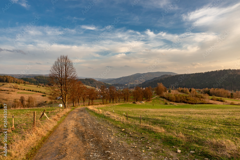 Zachód Słońca, Beskid Sądecki
