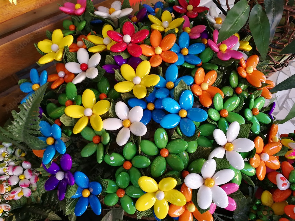 Sulmona - Confetti in fiore Stock Photo