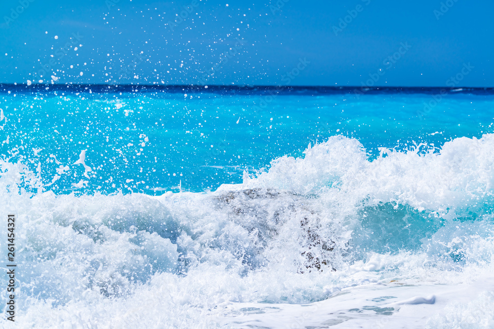 Fototapeta premium Wild sea in Lefkas