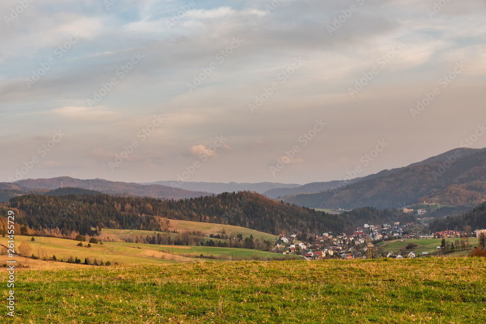 Zachód Słońca, Beskid Sądecki