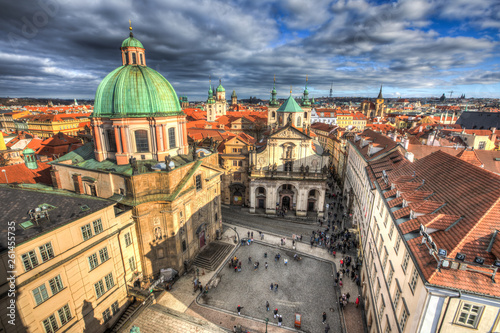 Wallpaper Mural Aerial view of the Old Town architecture Torontodigital.ca