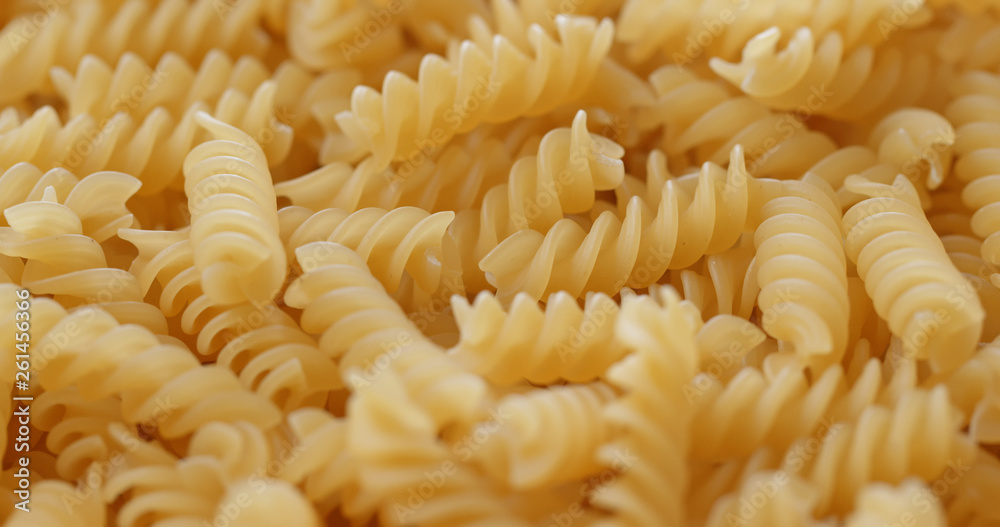 Pile of fusilli Pile of fusilli