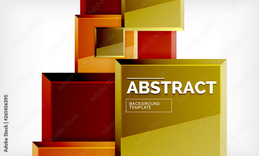 Geometric abstract background, modern square design Geometric abstract background, modern square design