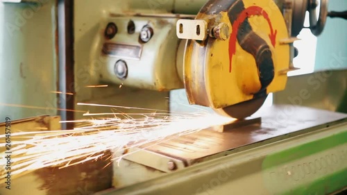 Spark Metal Grinding