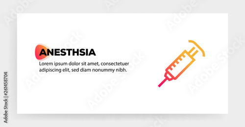 ANESTHSIA ICON CONCEPT