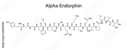 Skeletal formula of chemical molecule.