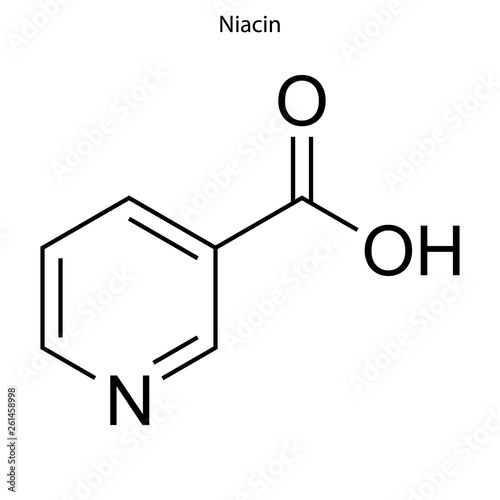 Skeletal formula of molecule.